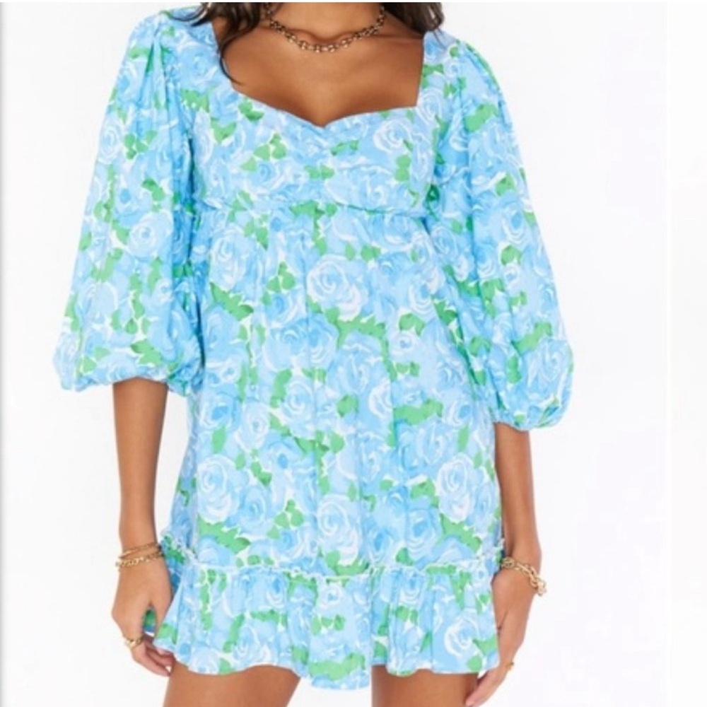 Show Me Your Mumu Mandi Mini Dress Cottage Floral Size M